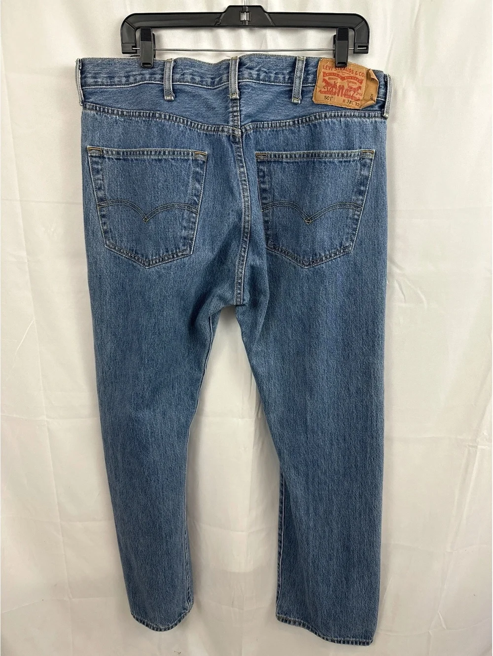 Levi's 501XX Blue Denim Jeans Waist 38 Length 32